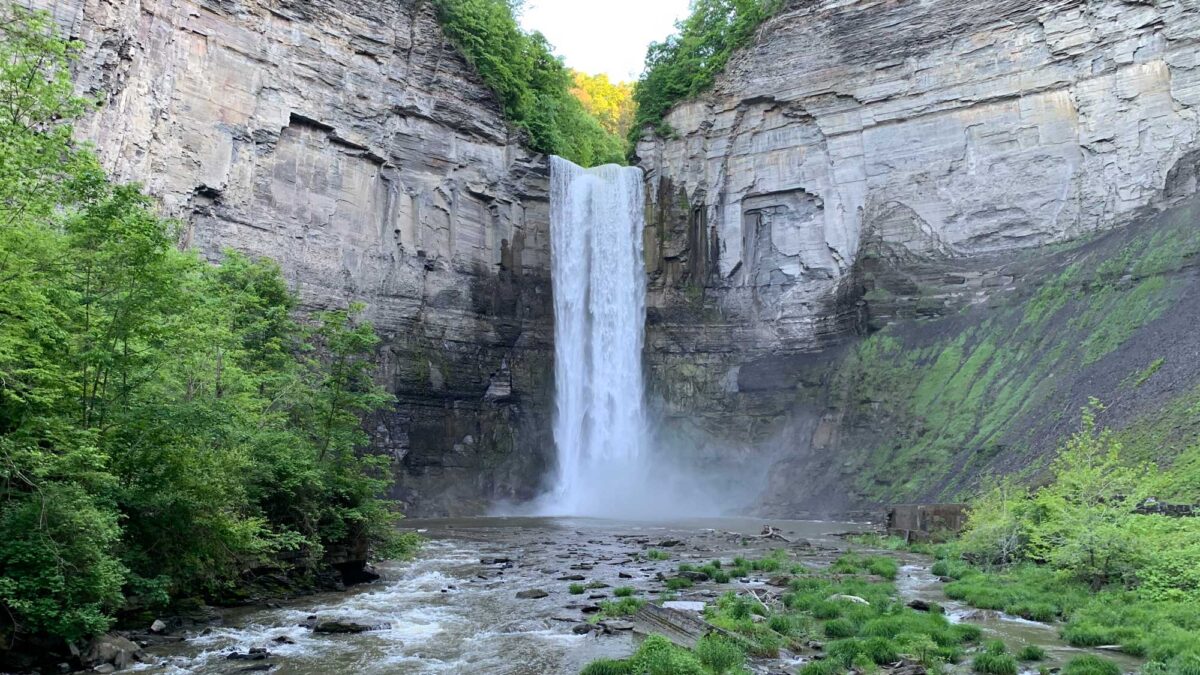 Photograph of Taughannock Falls in Tompkins County, New York.