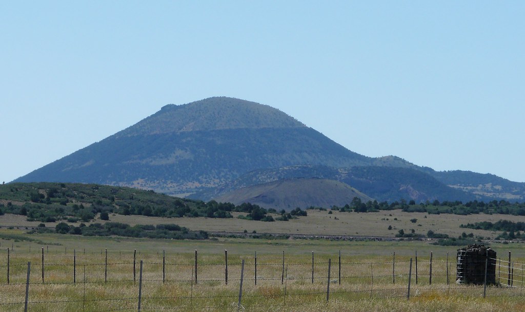 Photograph of Capulin Volcano in New Mexico.