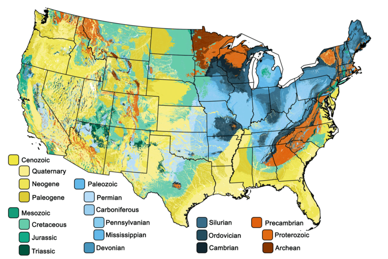 Geologic and topographic maps of the United States — Earth@Home