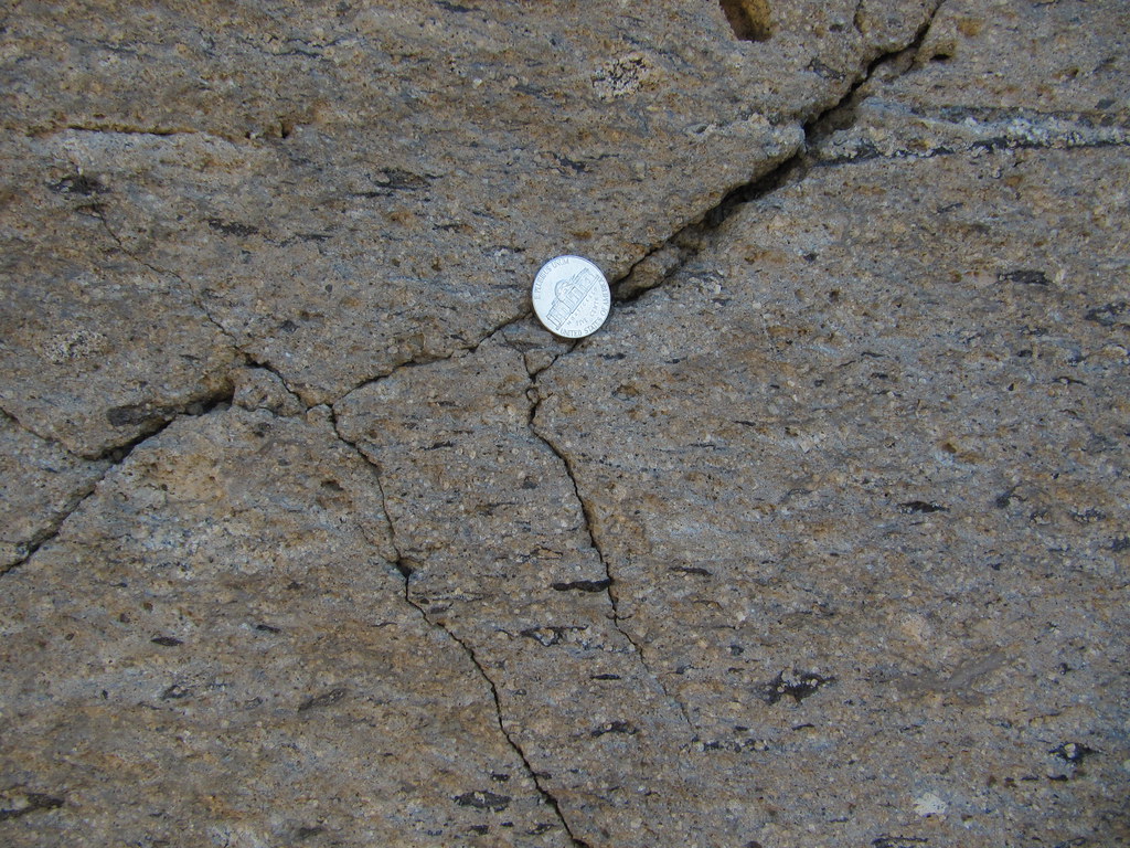 Close-up photograph of the Bishop Tuff.