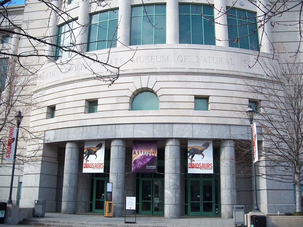Photograph of the exterior of the North Carolina Museum of Natural Sciences.