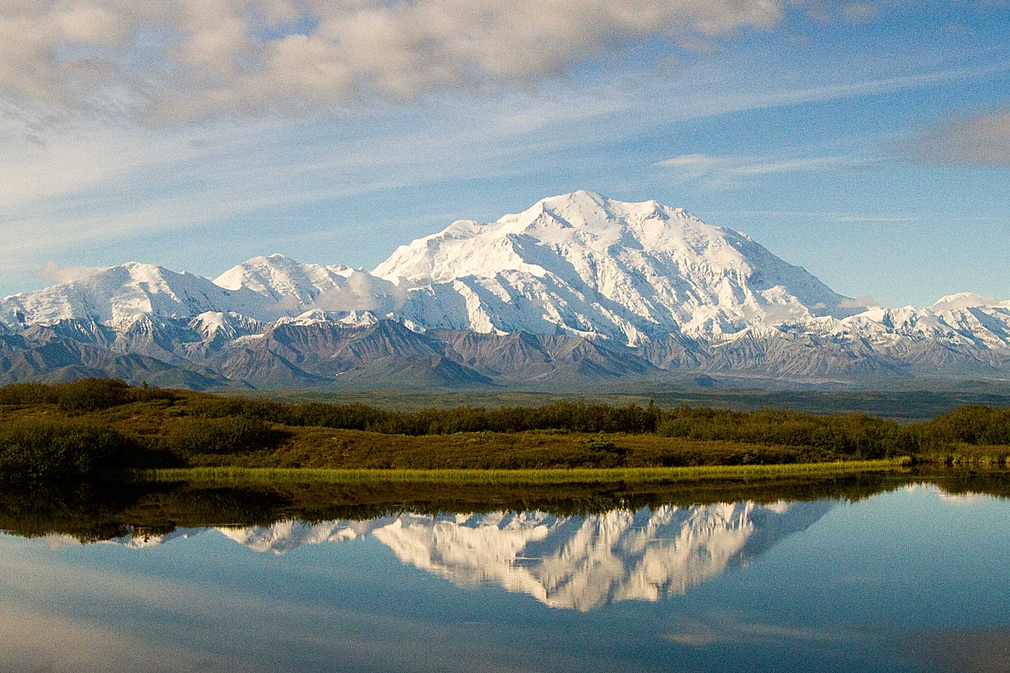 Photograph of Denali in Alaska.