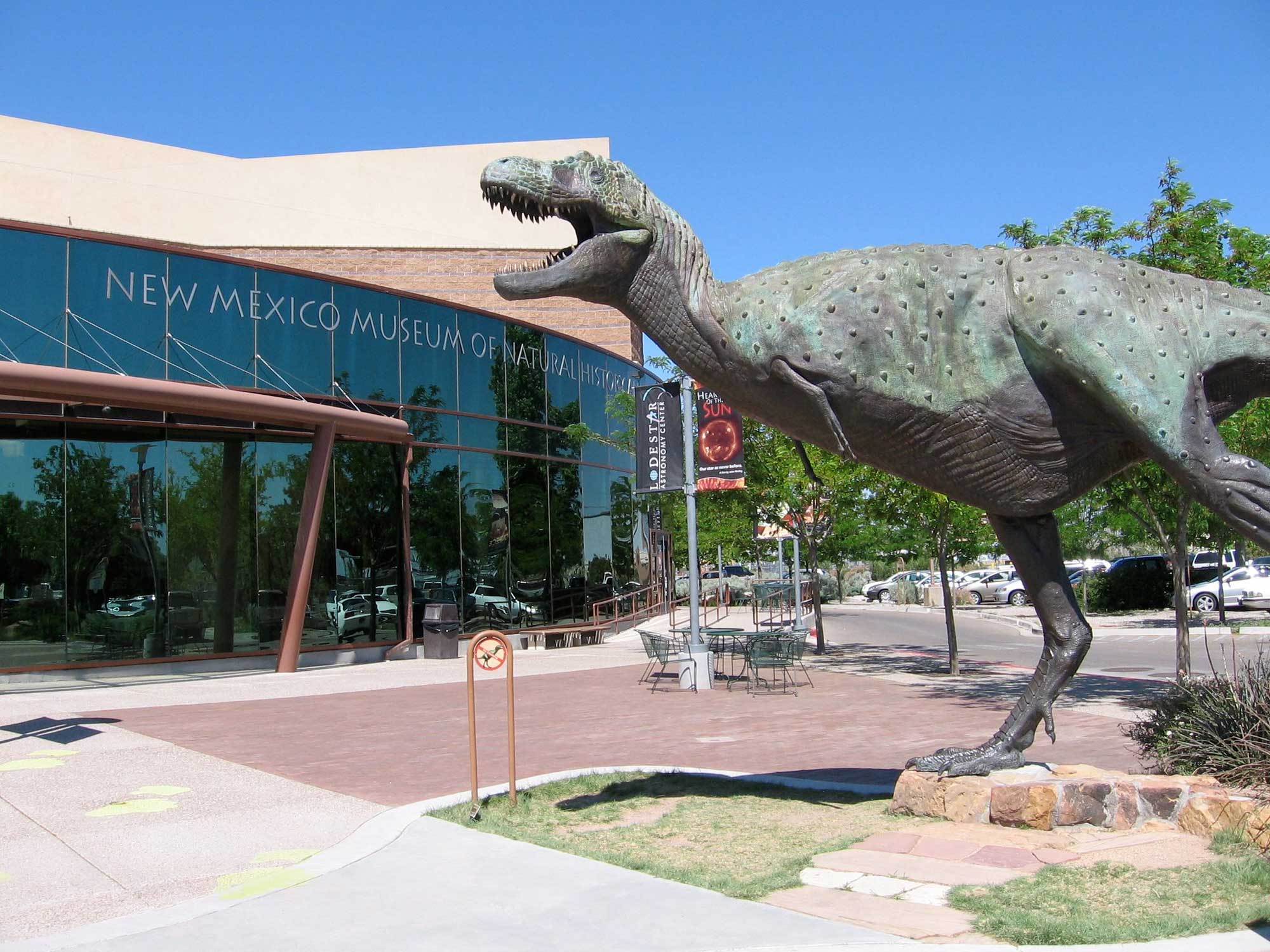 Photograph of the exterior of the New Mexico Museum of Natural History and Science.