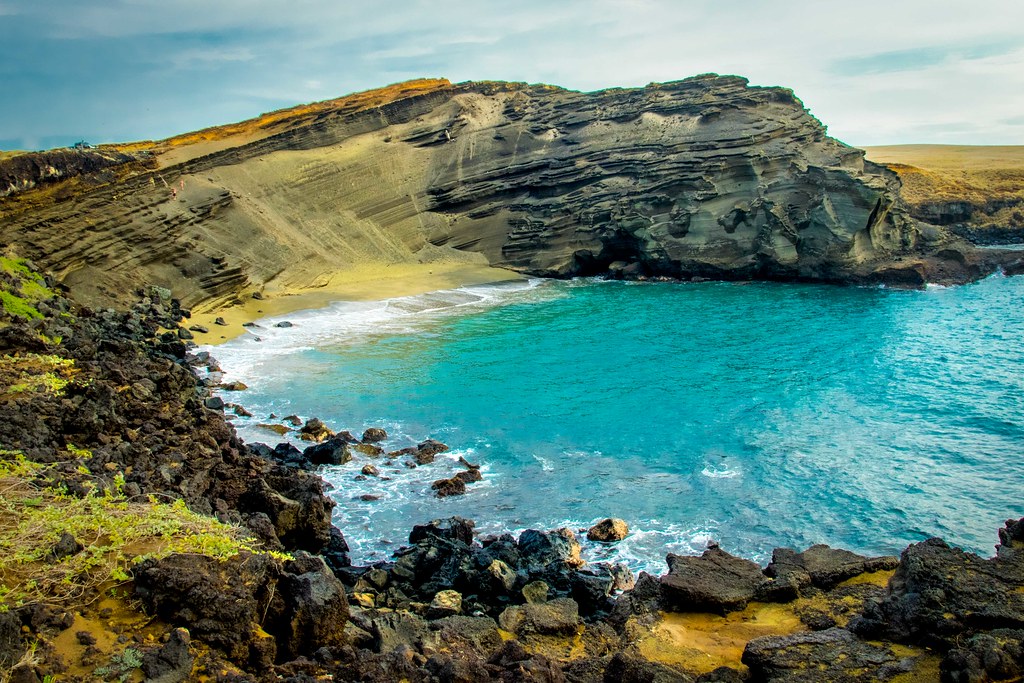 Photograph of the Mahana littoral cone on Hawaii Island.