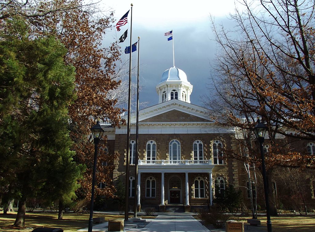Photograph of the state capitol building of Nevada.