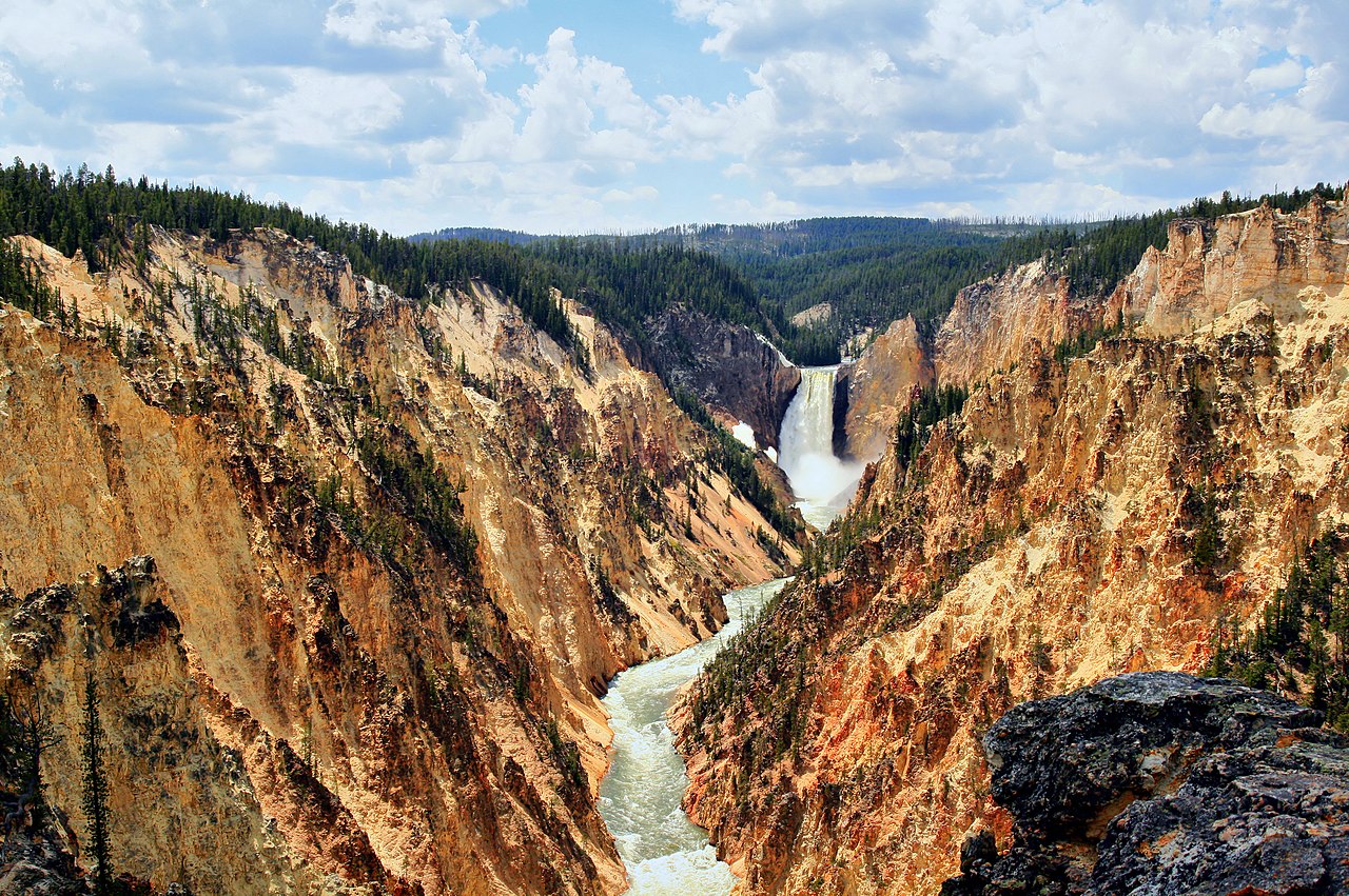 Photograph of Grand Canyon of the Yellowstone.