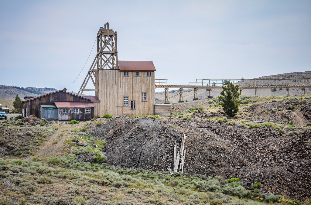 Photograph of the Carissa Gold Mine in Wyoming.