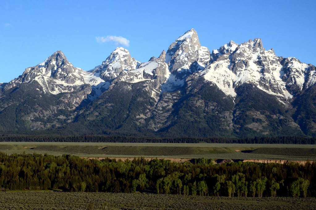 Photograph of the mountains of Grand Teton National Park in Wyoming.