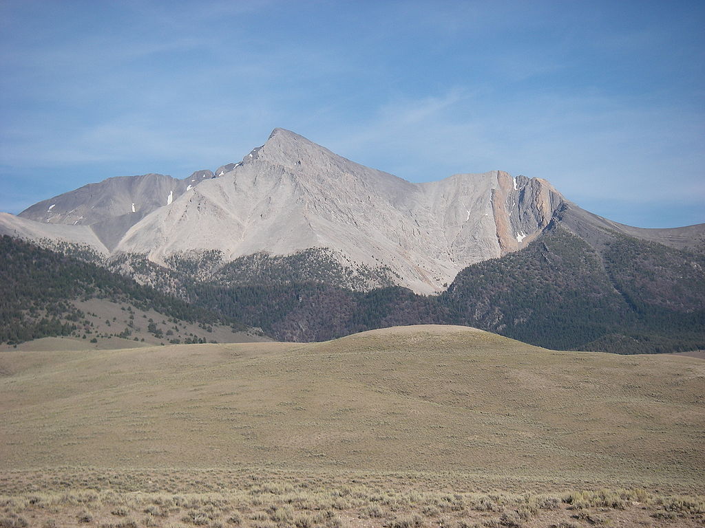 Photograph of Borah Peak, which is the highest point in Idaho.