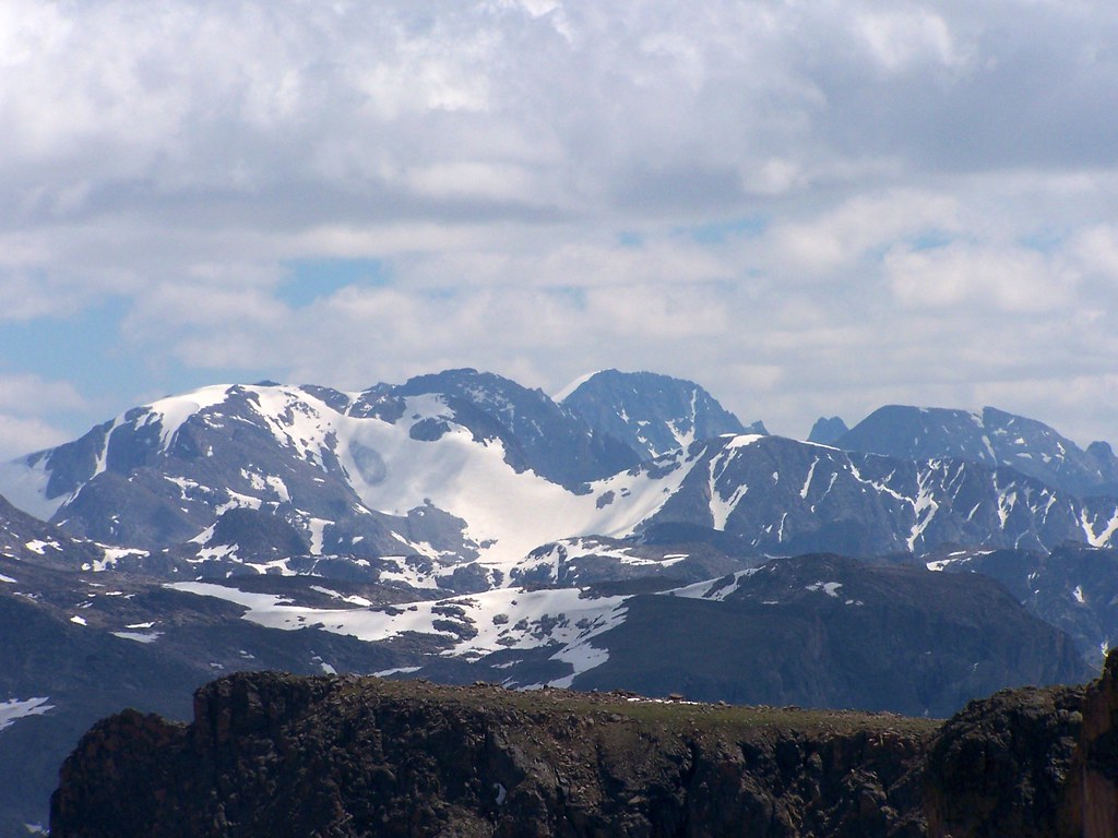Photograph of Gannett Peak in Wyoming.