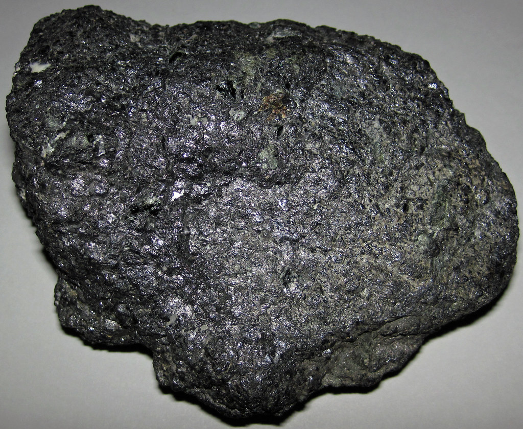 Photograph of a sample of magnetite from Pennsylvania.