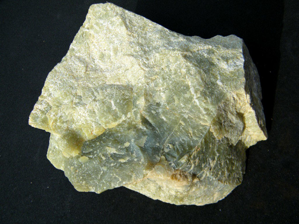 Photo of light green rock.