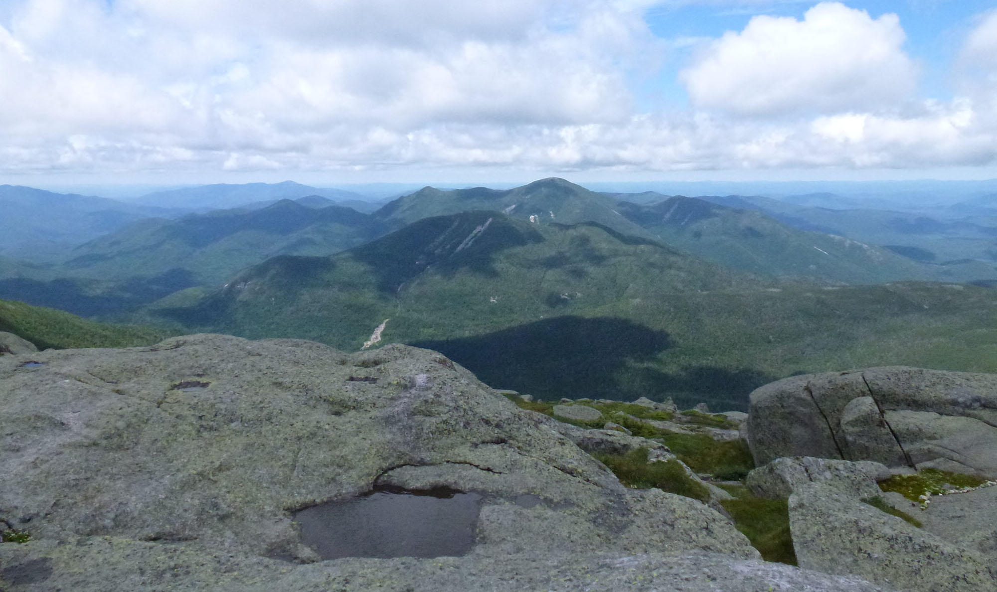 Photo from the rocky summit of Mount Marcy in New York