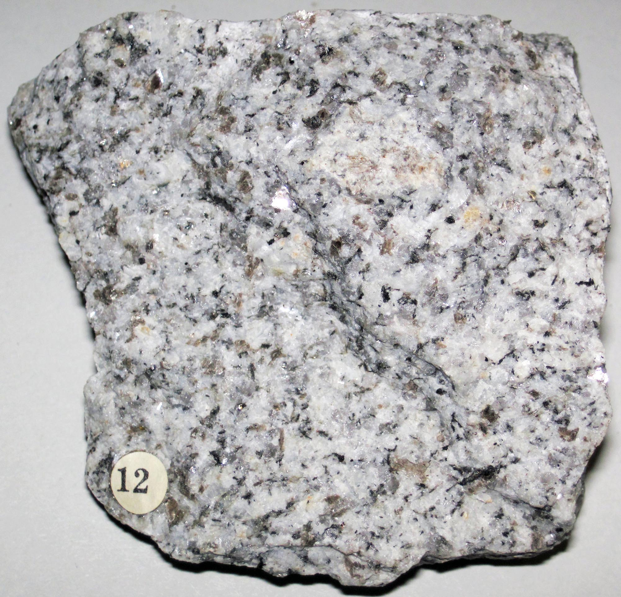 Photo of granite rock from New Hampshire.