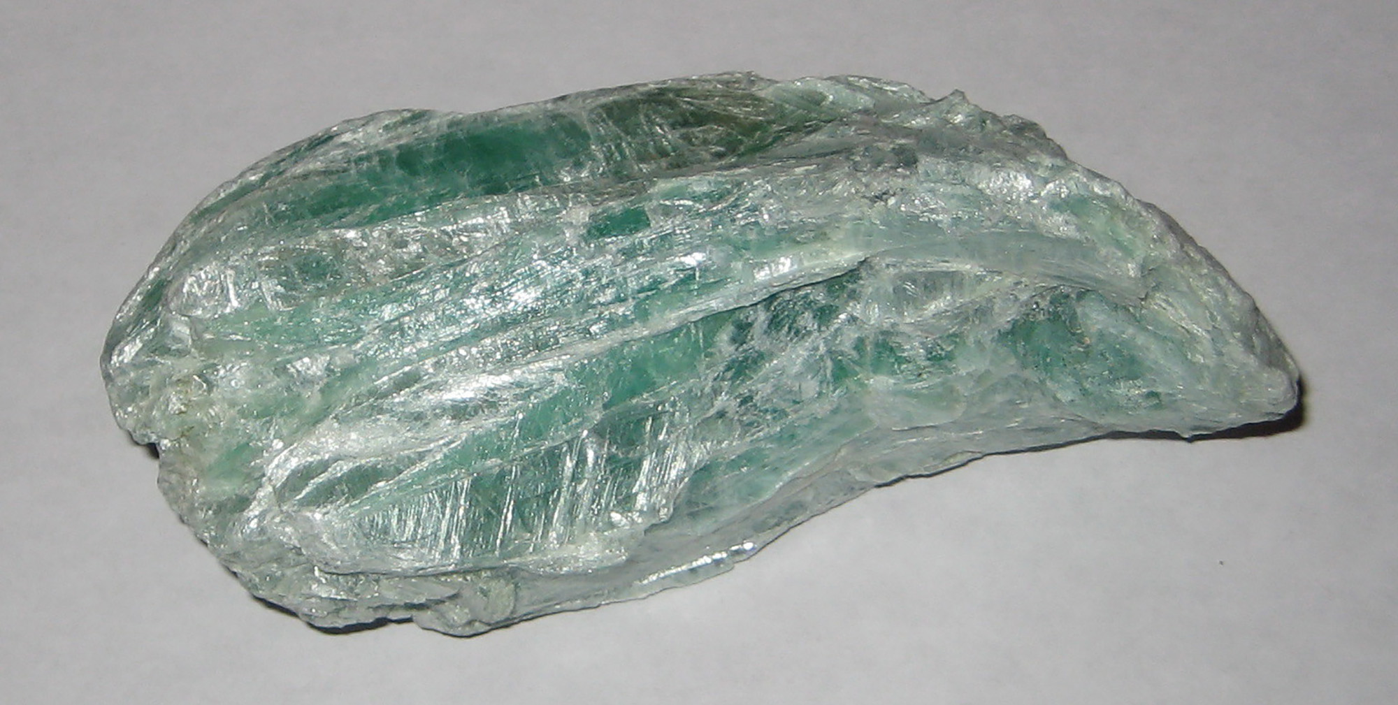 Photo of green Talc crystal from Vermont
