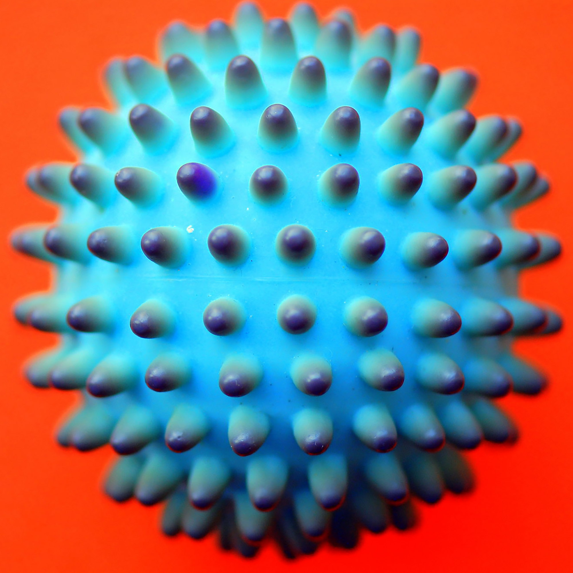 Photo of a spiky dryer ball.